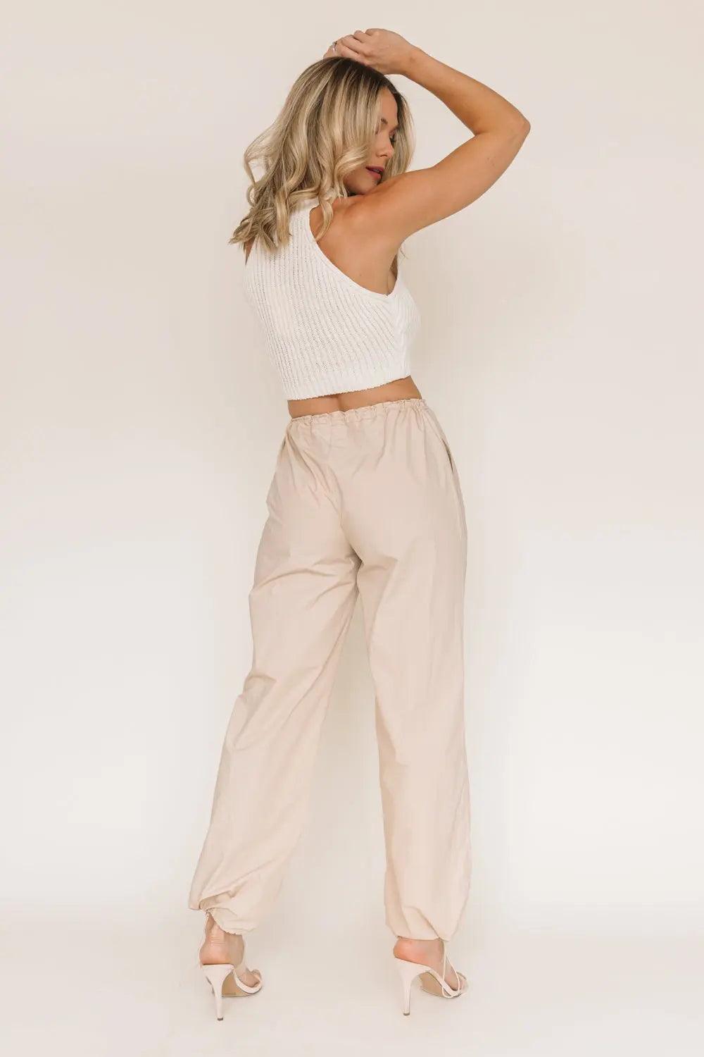 Cool Comfort Ivory Crop Sweater Tank 180 TOPS UNDER