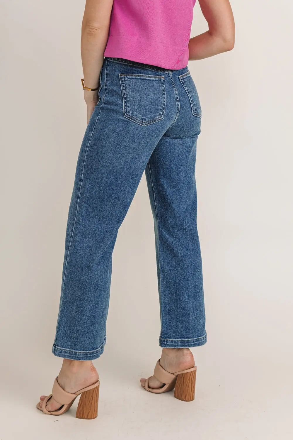 Stella Medium Denim Patch Pocket Jeans 140 DENIM