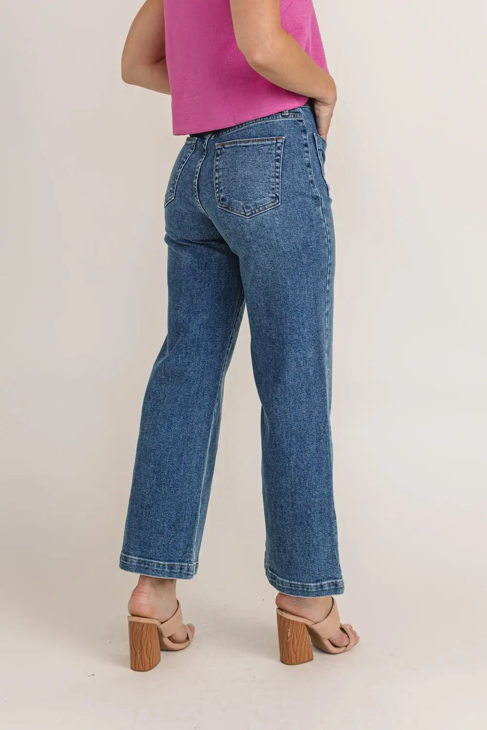 Stella Medium Denim Patch Pocket Jeans 140 DENIM
