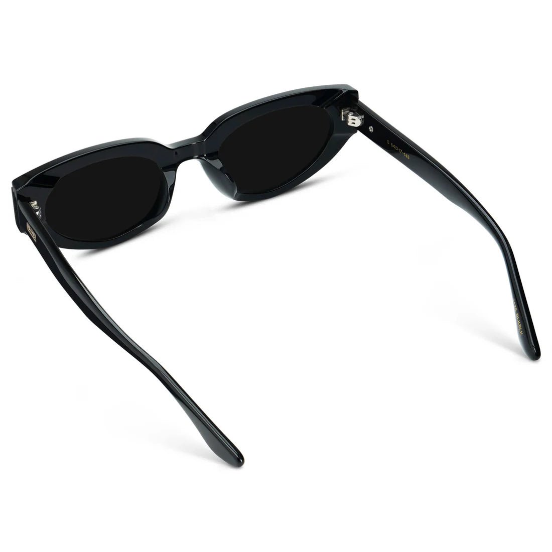 Astra Sunglasses: Black/Triple Black Lens - JO+CO