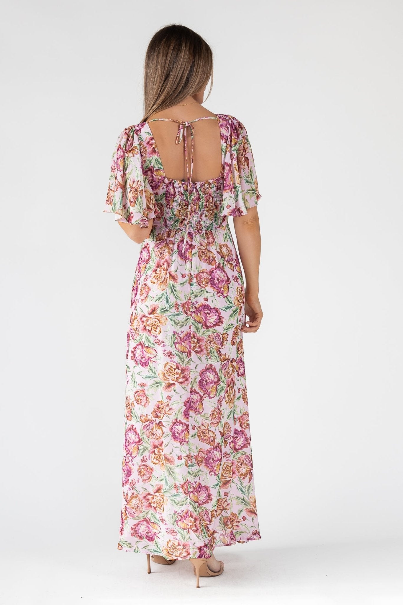 Birdie Veiled Floral Maxi Dress - Final Sale - JO+CO