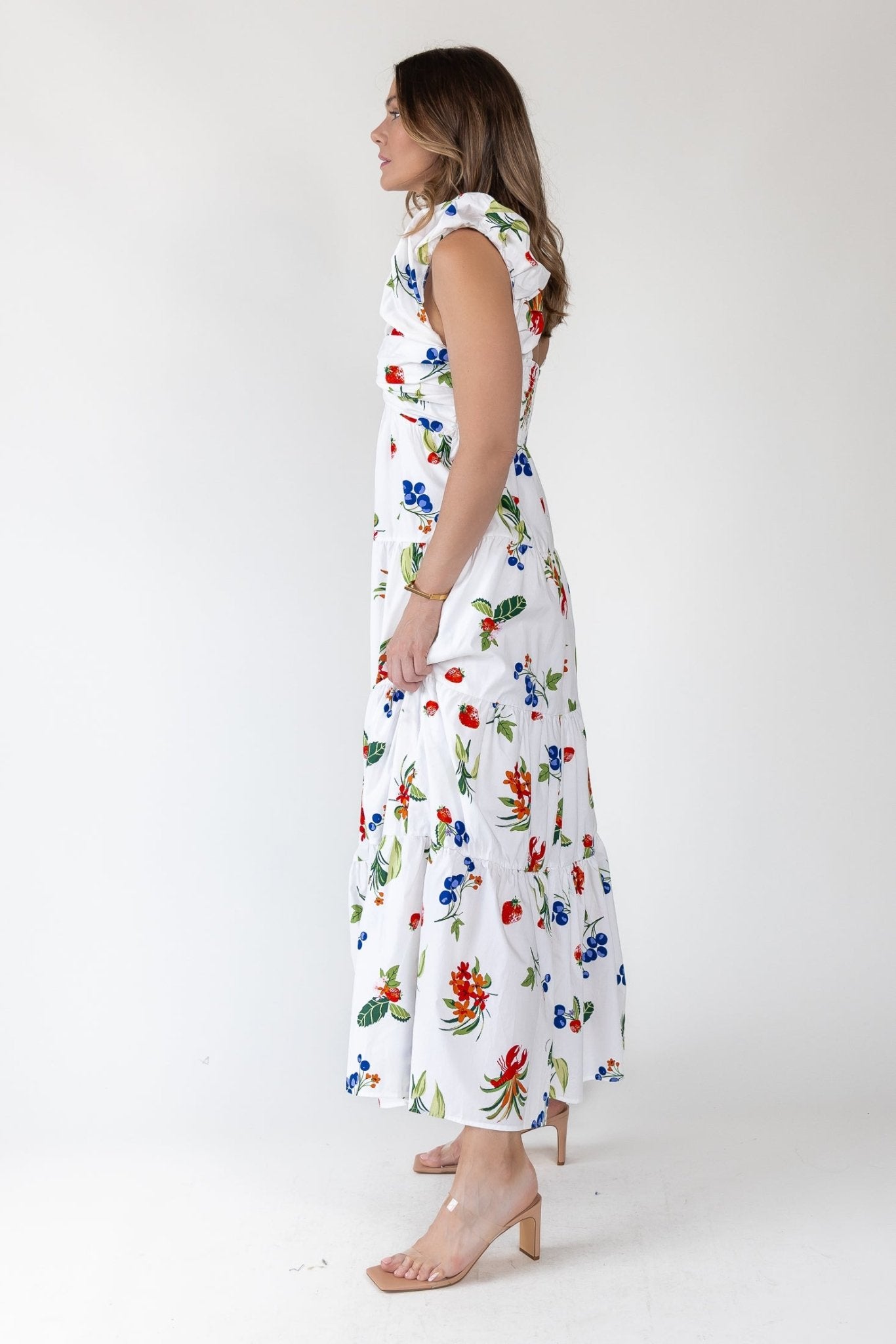 Isla Riviera Fruit Print Maxi Dress - Final Sale - JO+CO