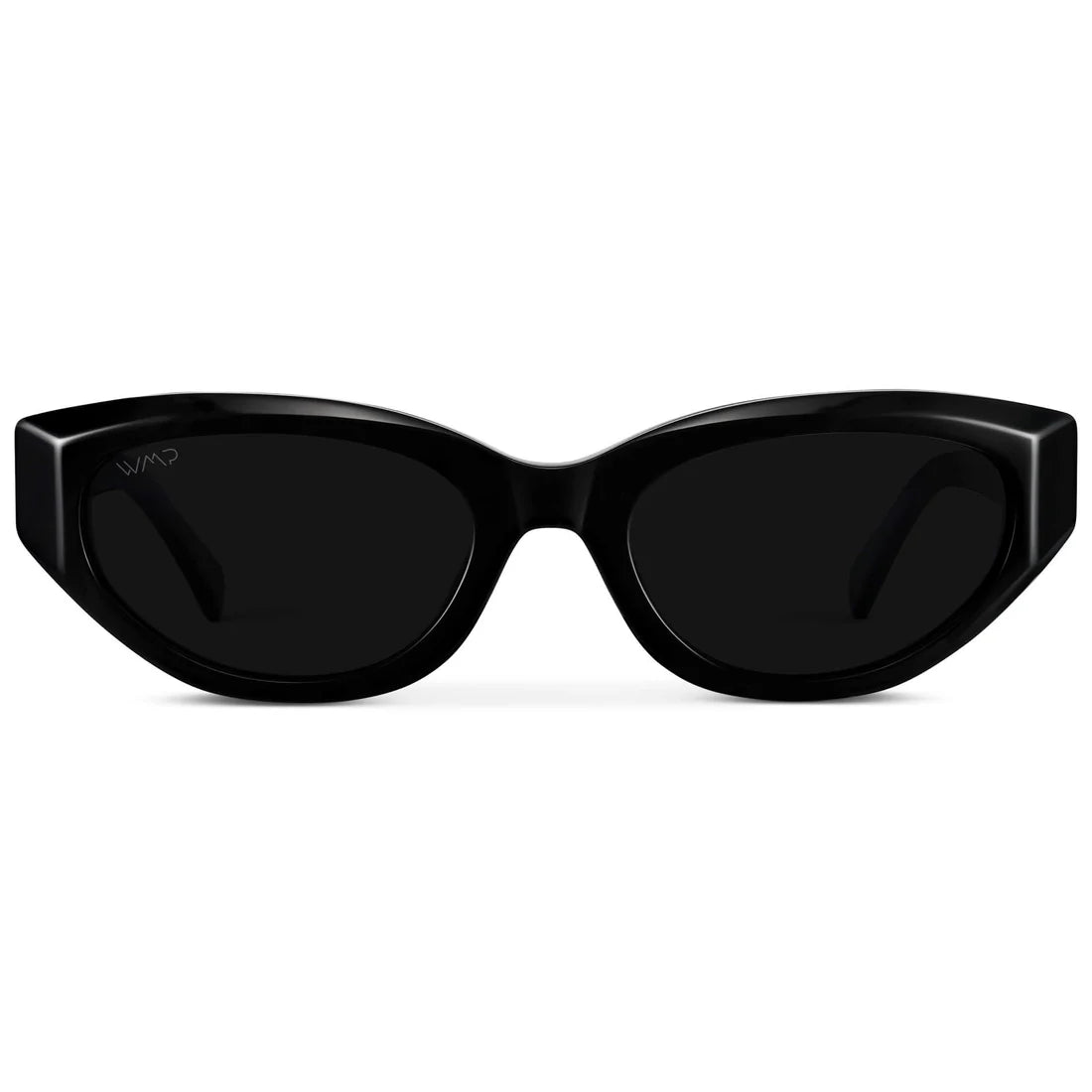 Loretta Sunglasses : Black/Triple Black Lens - JO+CO
