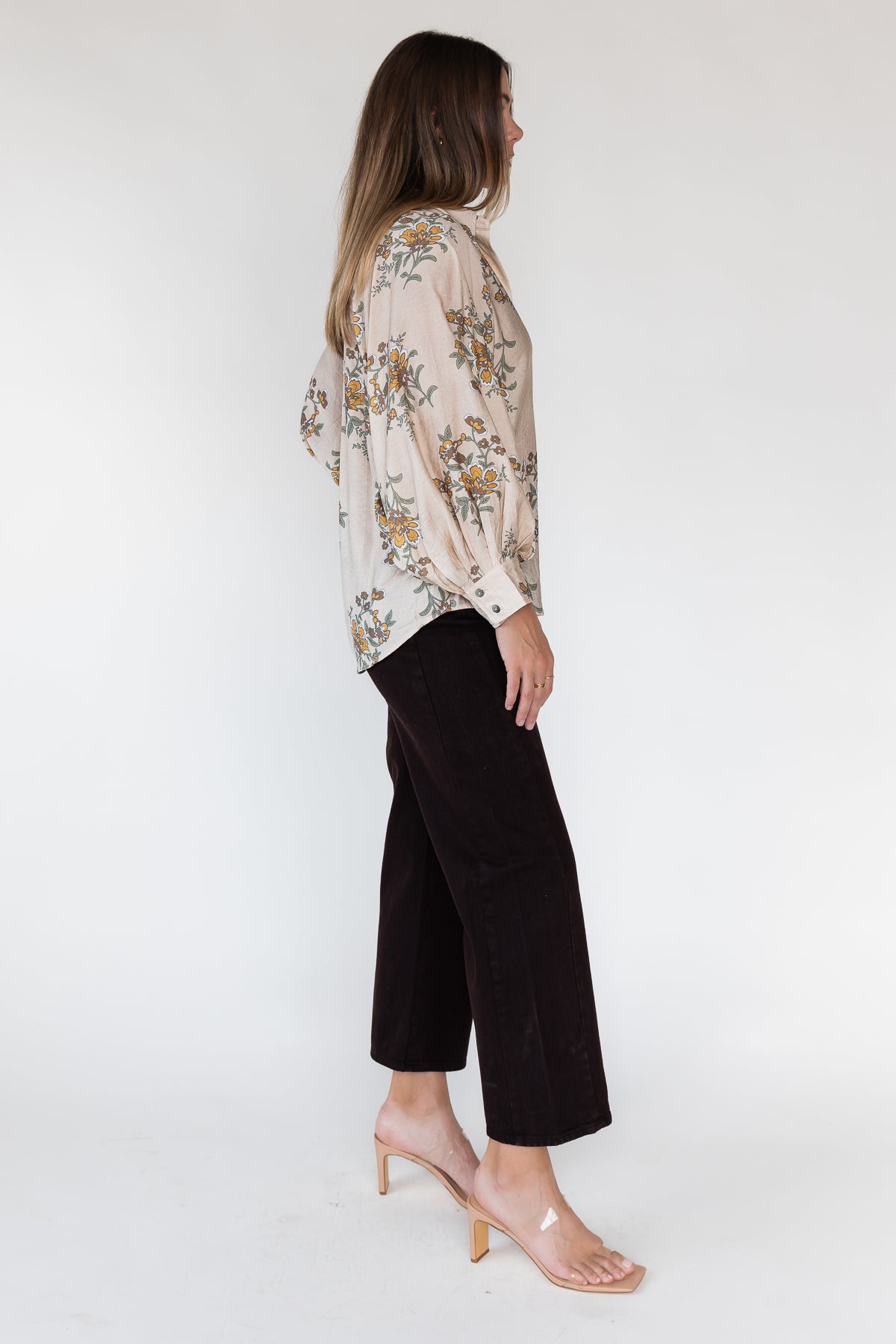 Maribel Floral Print Top - Final Sale - JO+CO