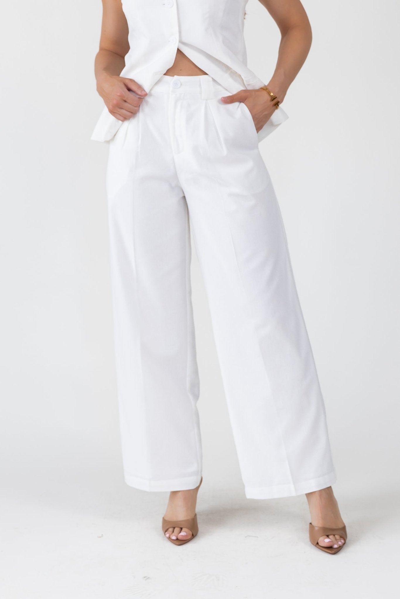 Monaco Wide - Leg Trouser - Final Sale - JO+CO