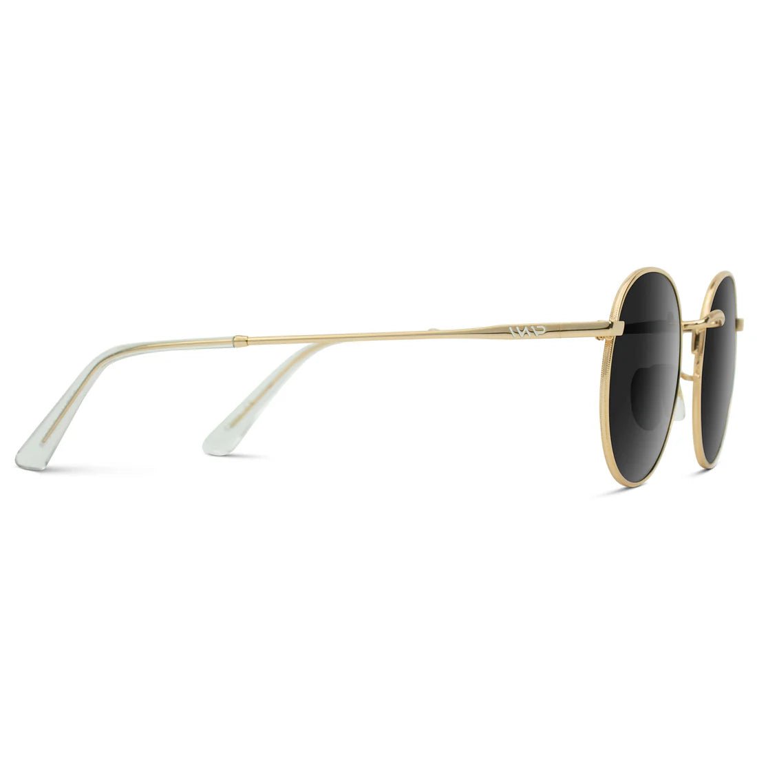 Nevada Sunglasses: Gold/Black Lens - JO+CO
