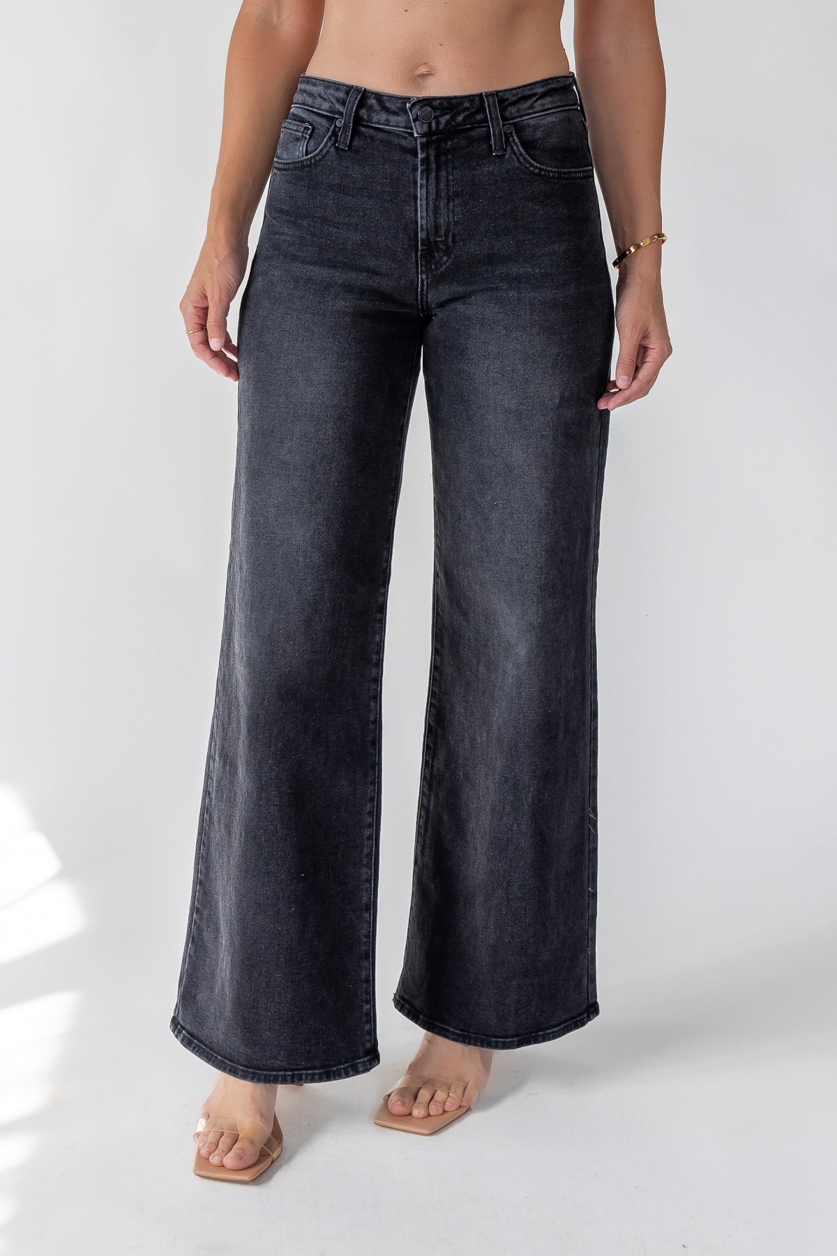 Reeve Black Ultra Wide Jean - JO+CO