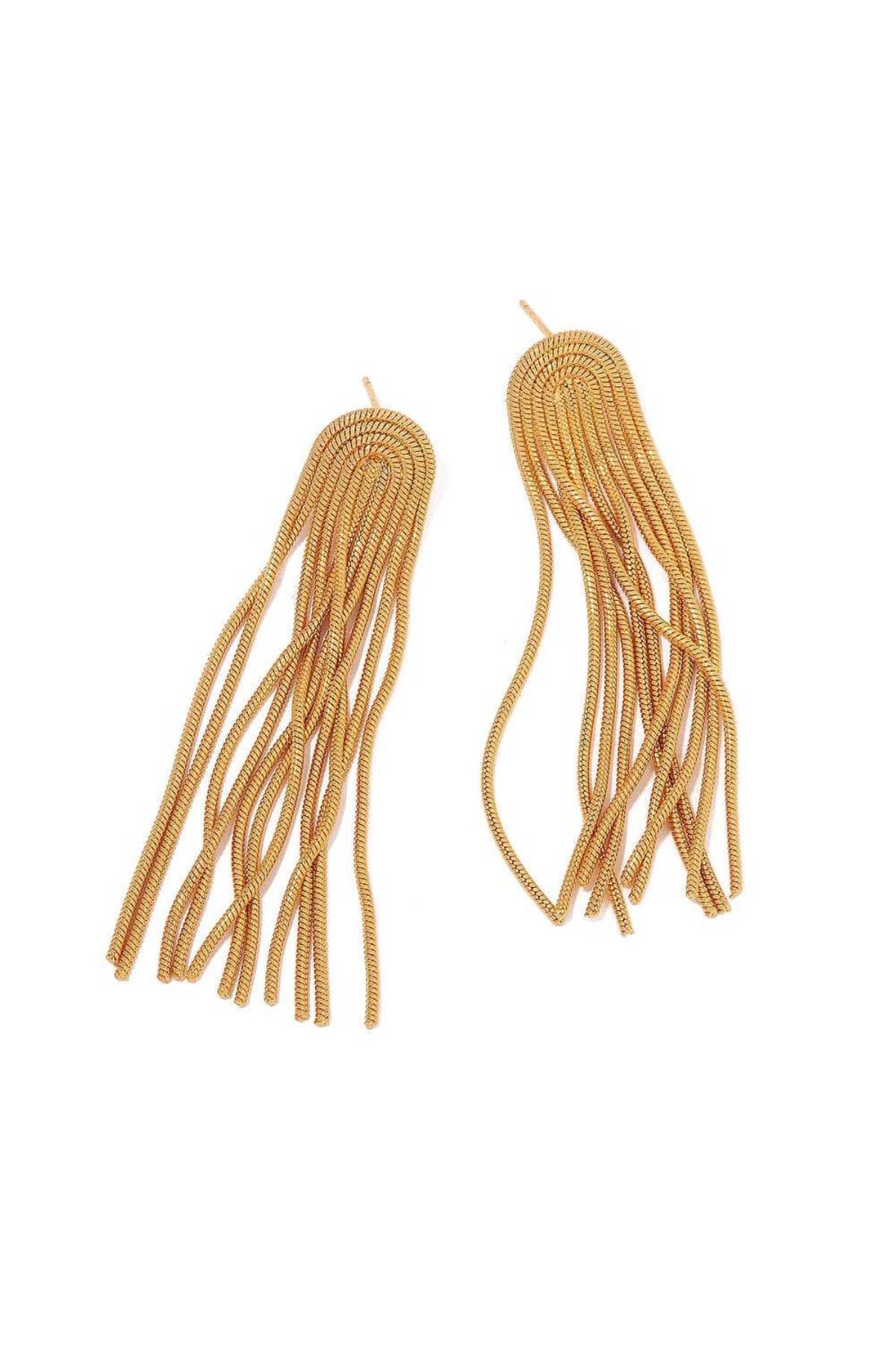 Addison Gold Statement Earring - FINAL SALE - JO+CO