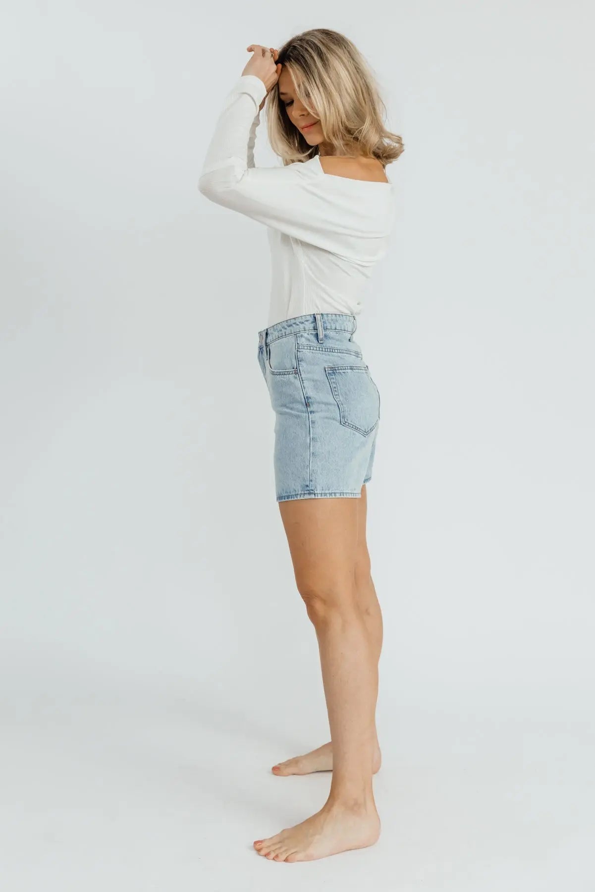 Brielle White Off Shoulder Bodysuit - FINAL SALE - JO+CO