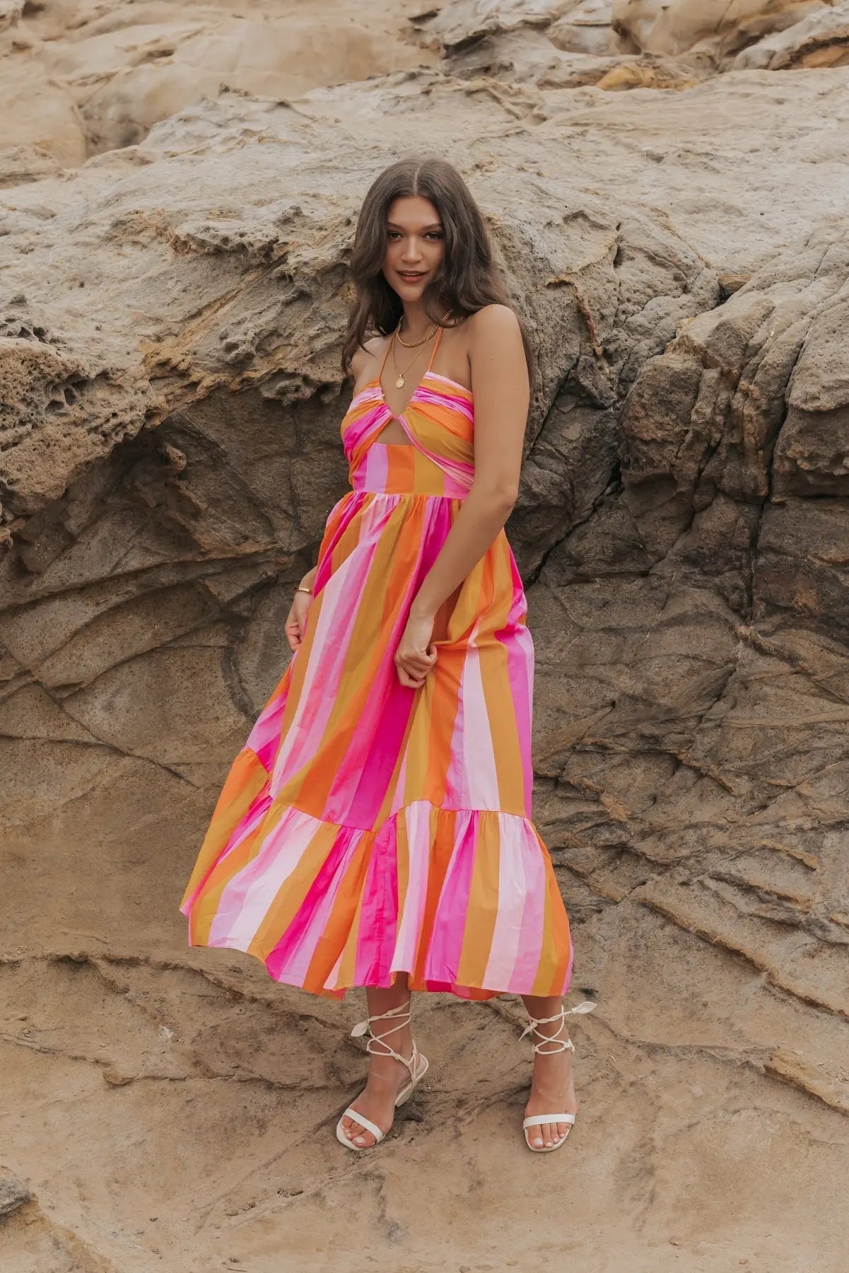 Buddylove Gerty Stripe Midi Dress - FINAL SALE - JO+CO