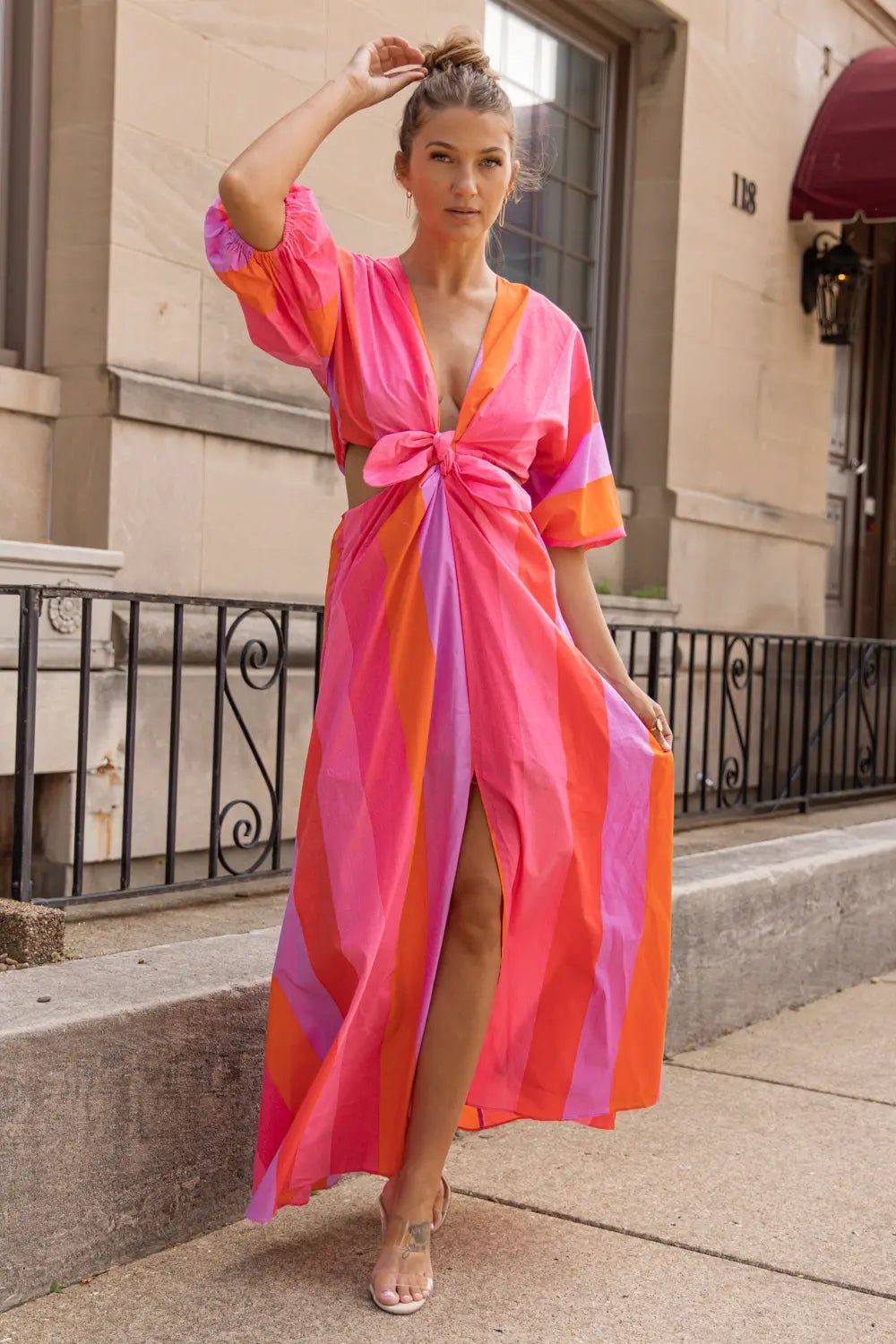 BUDDYLOVE Maxine Candy Paint Maxi Dress - JO+CO