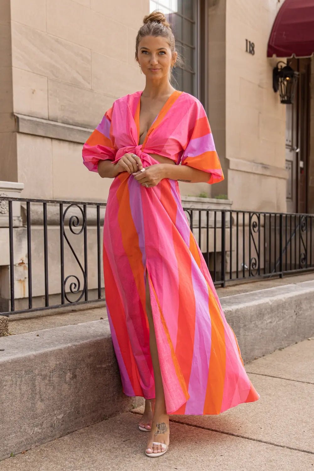 BUDDYLOVE Maxine Candy Paint Maxi Dress - JO+CO