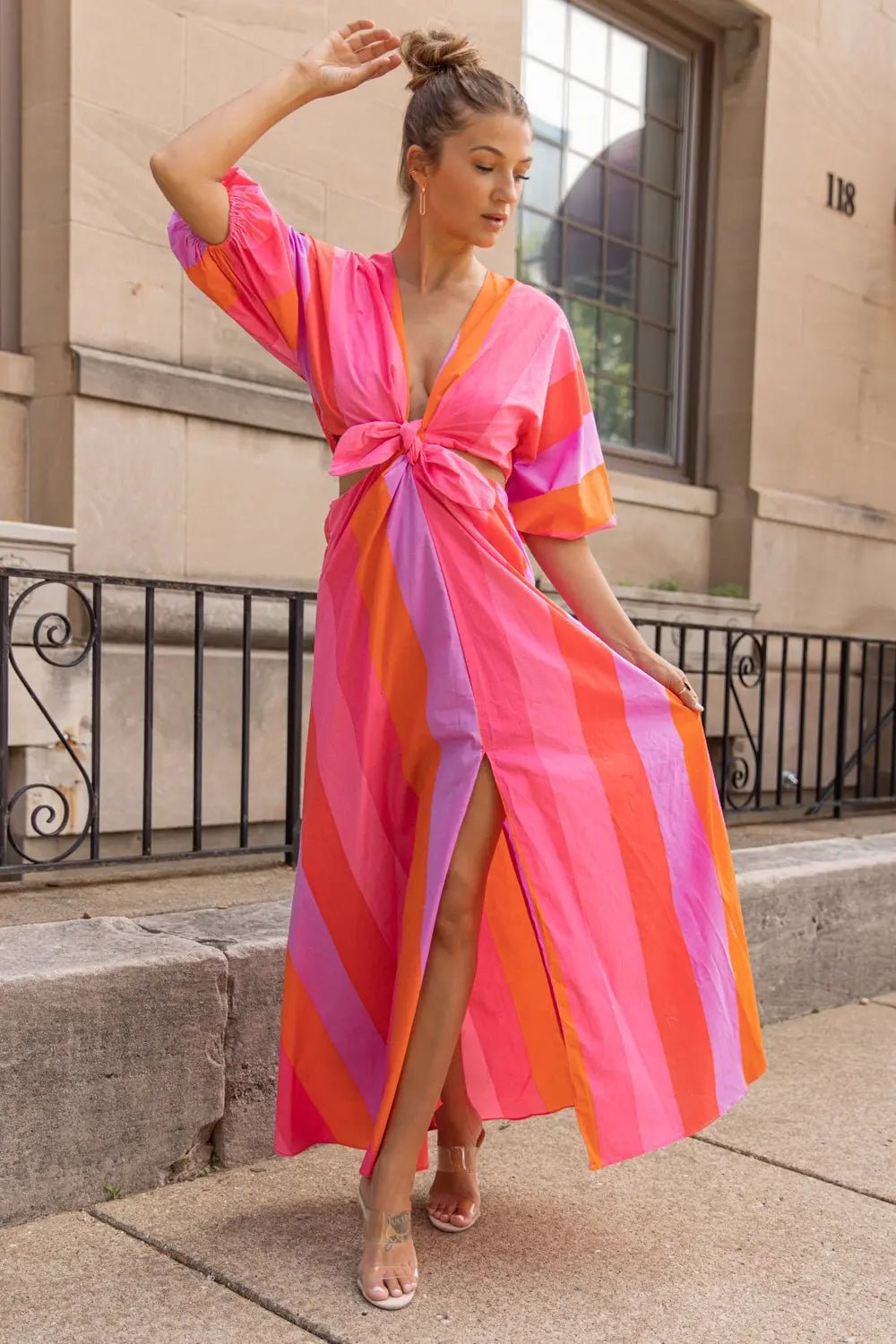 BUDDYLOVE Maxine Candy Paint Maxi Dress - JO+CO