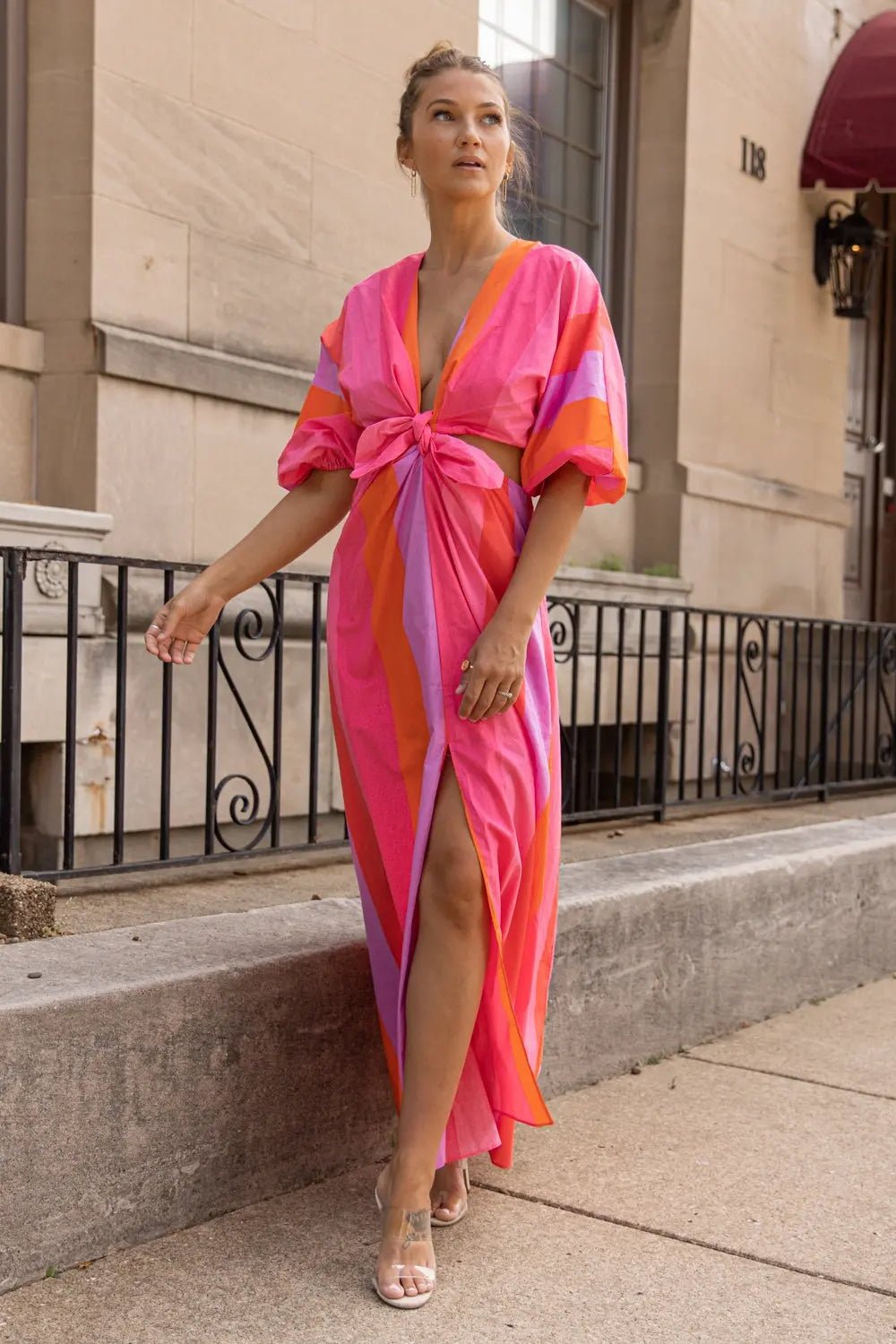 BUDDYLOVE Maxine Candy Paint Maxi Dress - JO+CO