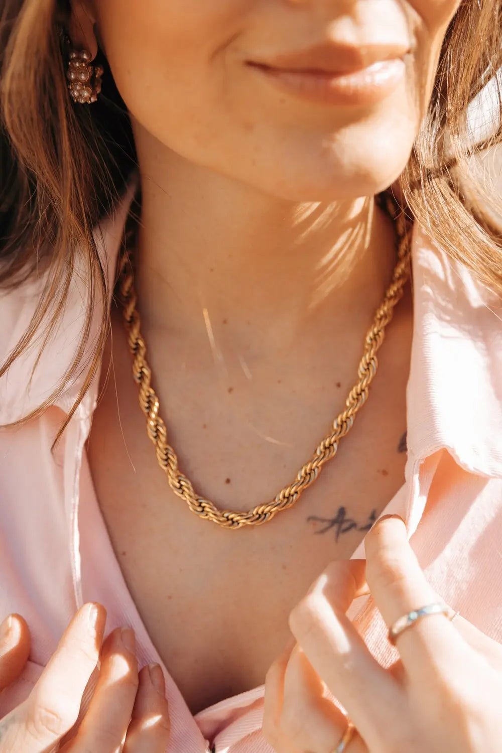 Rope Chain Necklace - GOLD - FINAL SALE - JO+CO