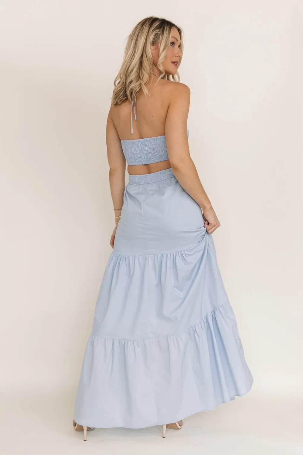 Vera Blue Cut Out Maxi Dress - JO+CO