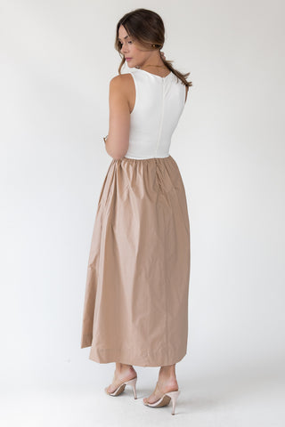 Parker Two-Tone Midi Dress
