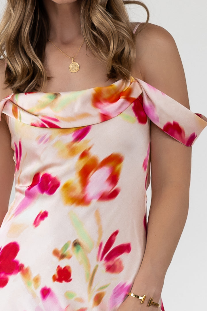 ASTR The Label Kitura Watercolor Dress