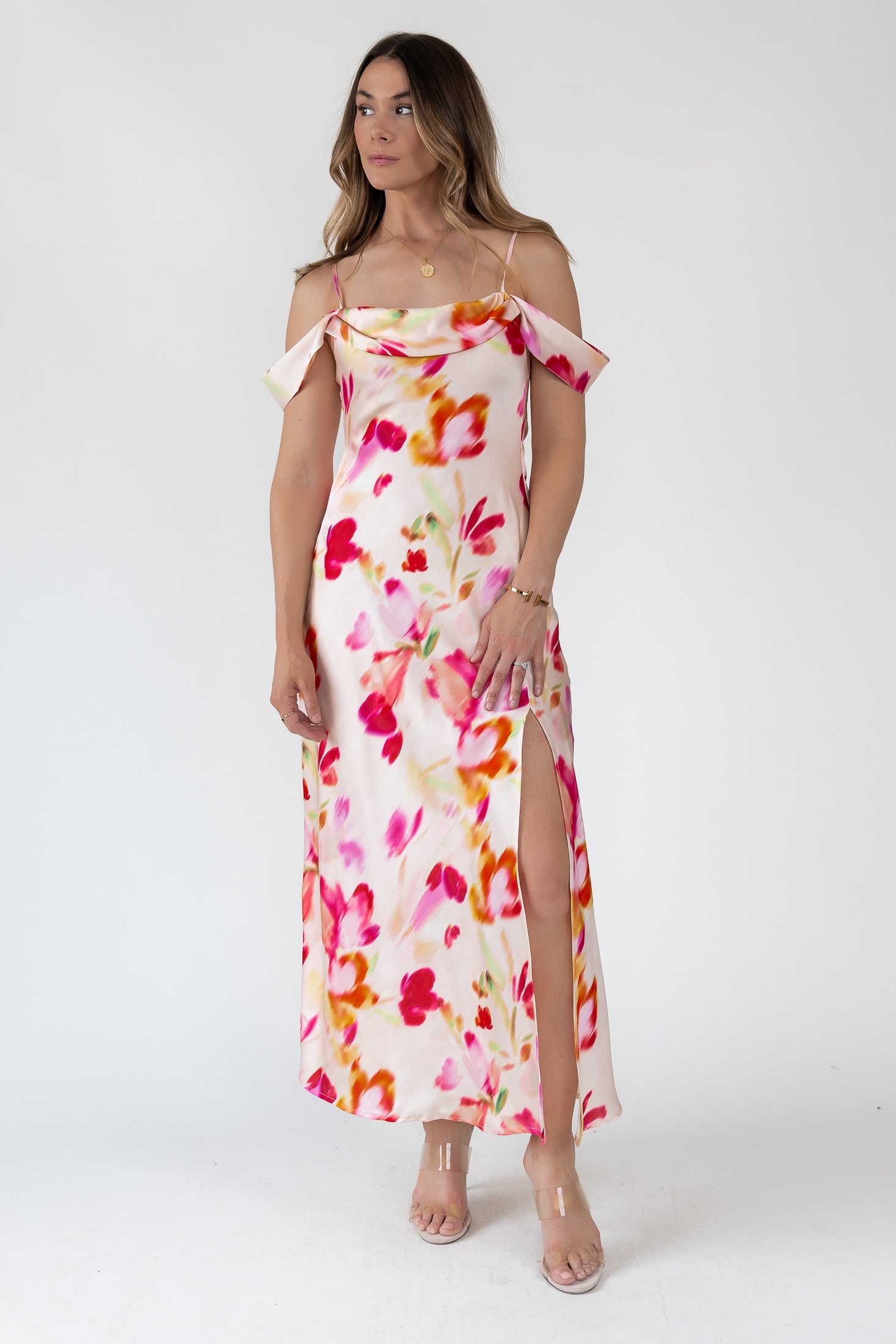 ASTR The Label Kitura Watercolor Dress