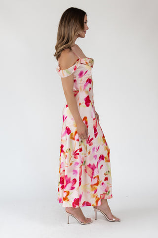ASTR The Label Kitura Watercolor Dress - Final Sale