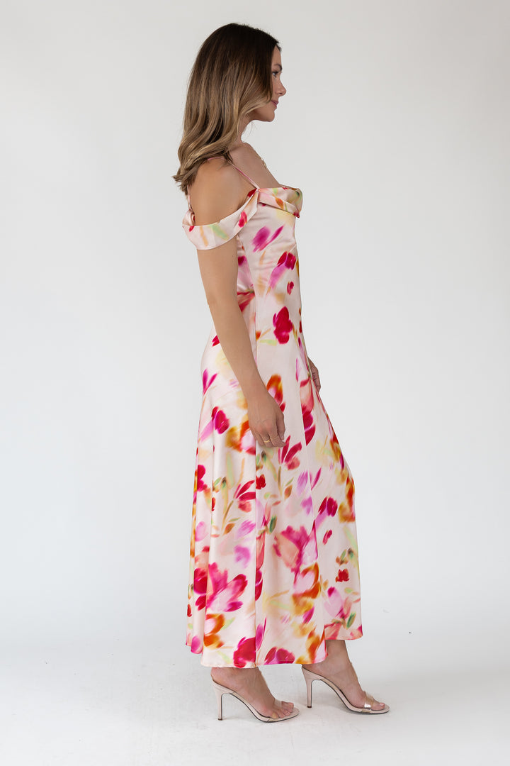 ASTR The Label Kitura Watercolor Dress