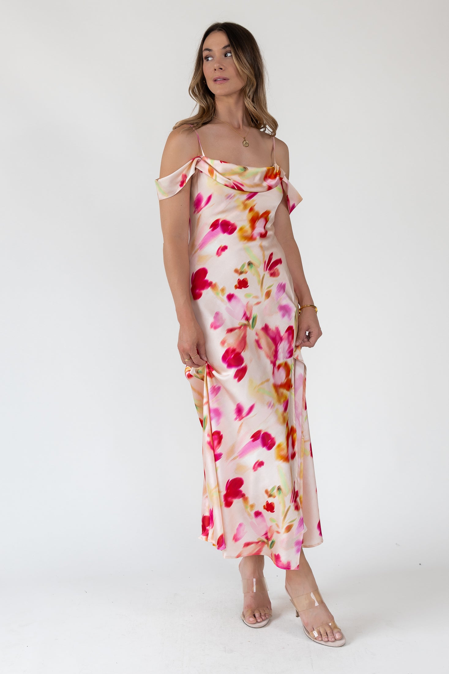 ASTR The Label Kitura Watercolor Dress