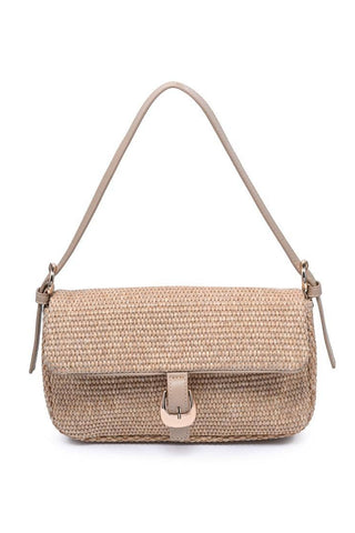 Gloria Straw Crossbody - Natural