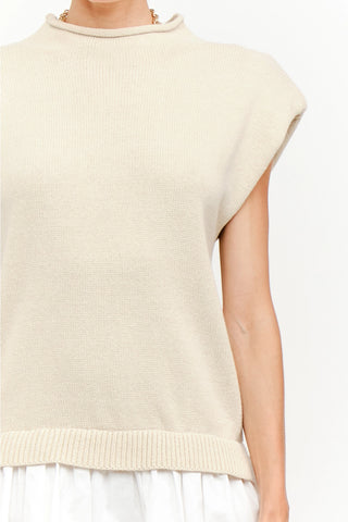 Penelope Mini Dress - Natural