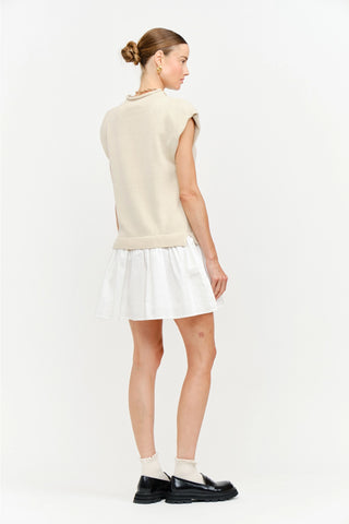 Penelope Mini Dress - Natural