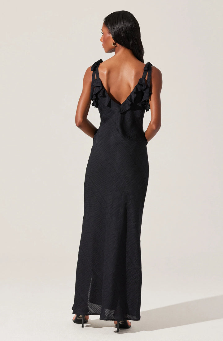 ASTR The Label Sorbae Black Dress