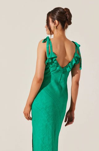 ASTR The Label Sorbae Green Dress - Final Sale