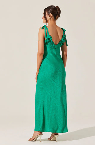 ASTR The Label Sorbae Green Dress - Final Sale