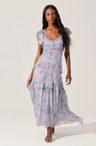 ASTR The Label Mable Floral Dress - Final Sale
