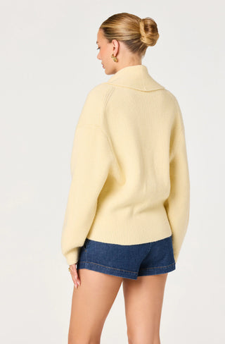 ASTR Ayleen Ribbed Wrap Cardigan