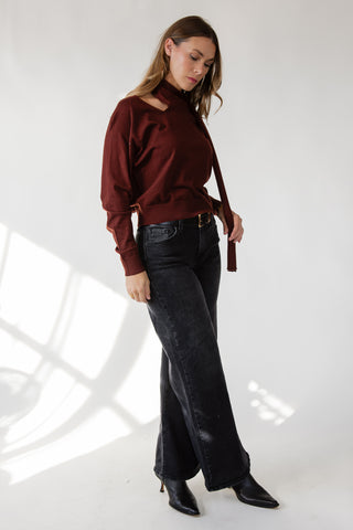 ASTR The Label Silvana Sweater - Brown