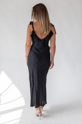 ASTR The Label Sorbae Black Dress