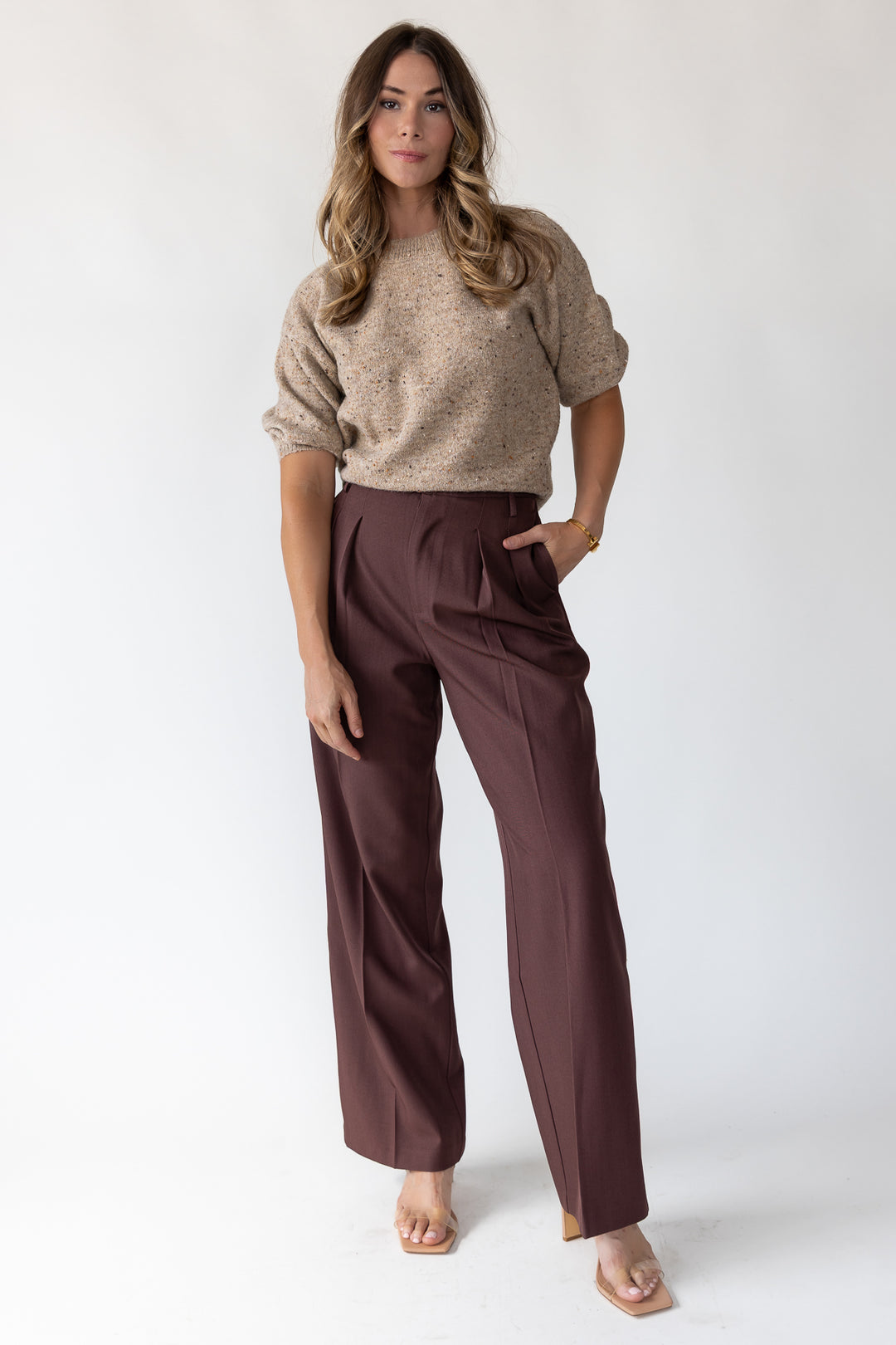 ASTR The Label Pleated Tailor Pants