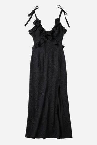 ASTR The Label Sorbae Black Dress