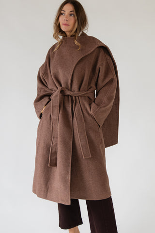ASTR The Label Elaxi Taupe Coat