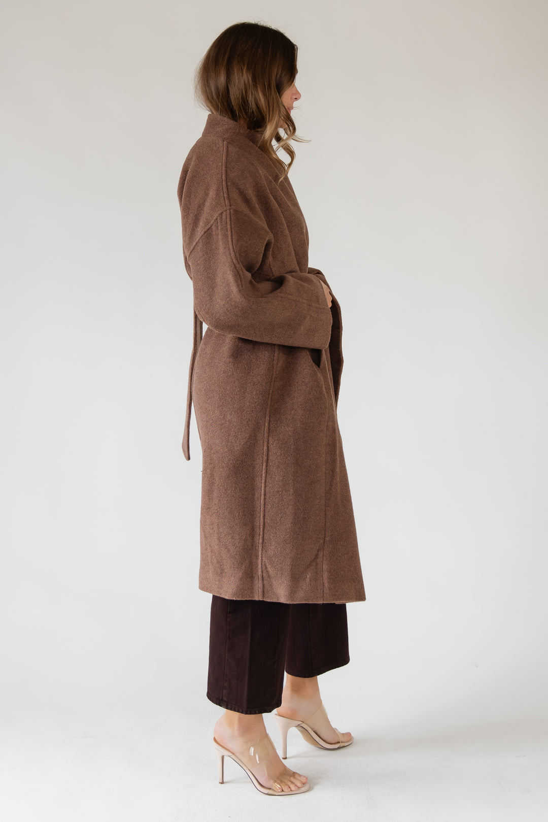 ASTR The Label Elaxi Taupe Coat
