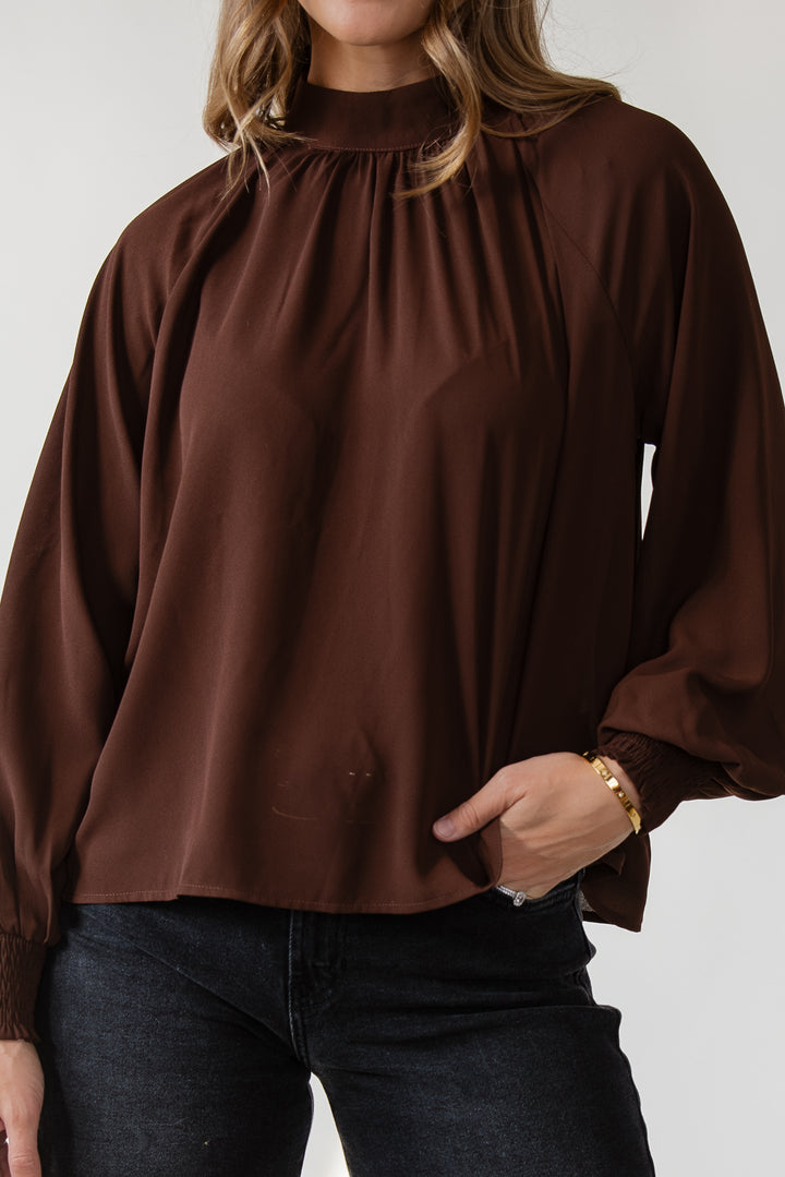 ASTR The Label Sabelle Top - Brown