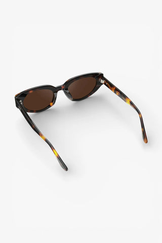 Astra Sunglasses: Brown Tortoise/Dark Brown Lens