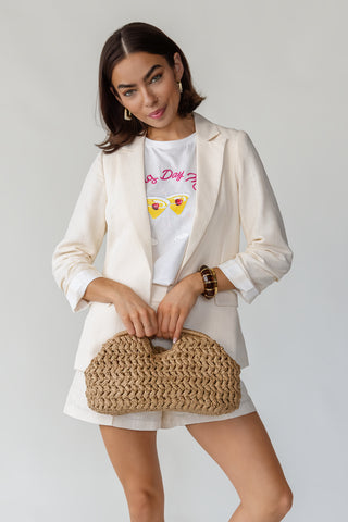 Beckett Cinched Sleeve Blazer