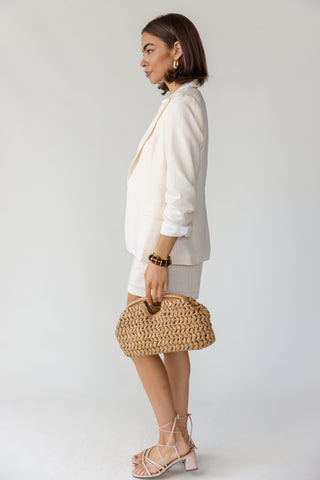 Beckett Cinched Sleeve Blazer