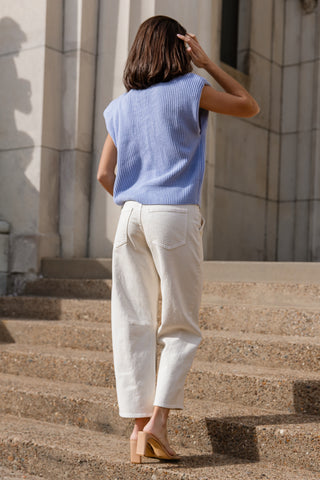 Celine Knit Vest - Blue