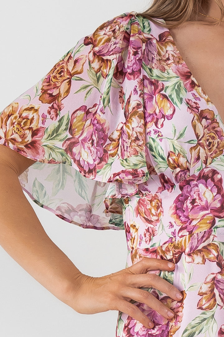 Birdie Veiled Floral Maxi Dress - Final Sale