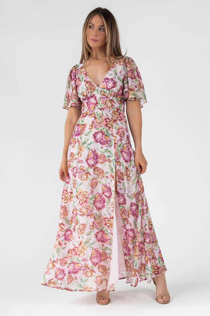 Birdie Veiled Floral Maxi Dress - Final Sale