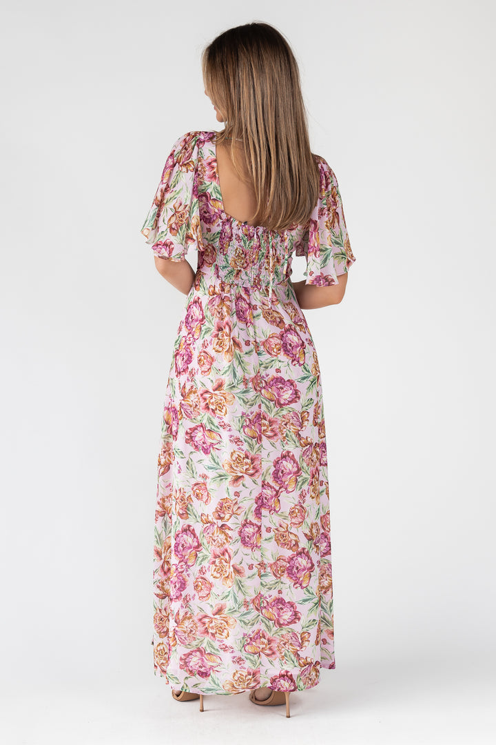 Birdie Veiled Floral Maxi Dress - Final Sale