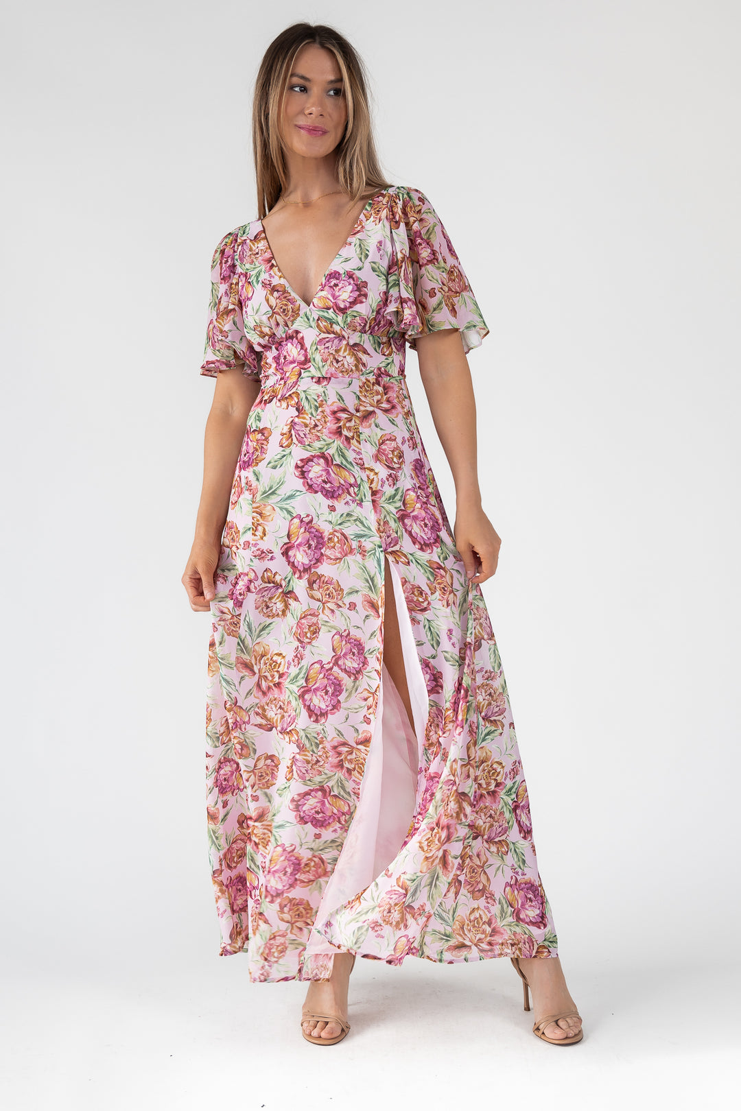 Birdie Veiled Floral Maxi Dress - Final Sale