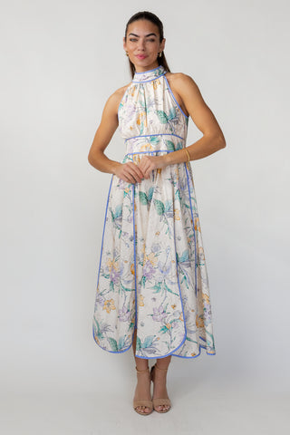 Calista Dress - Cream Floral